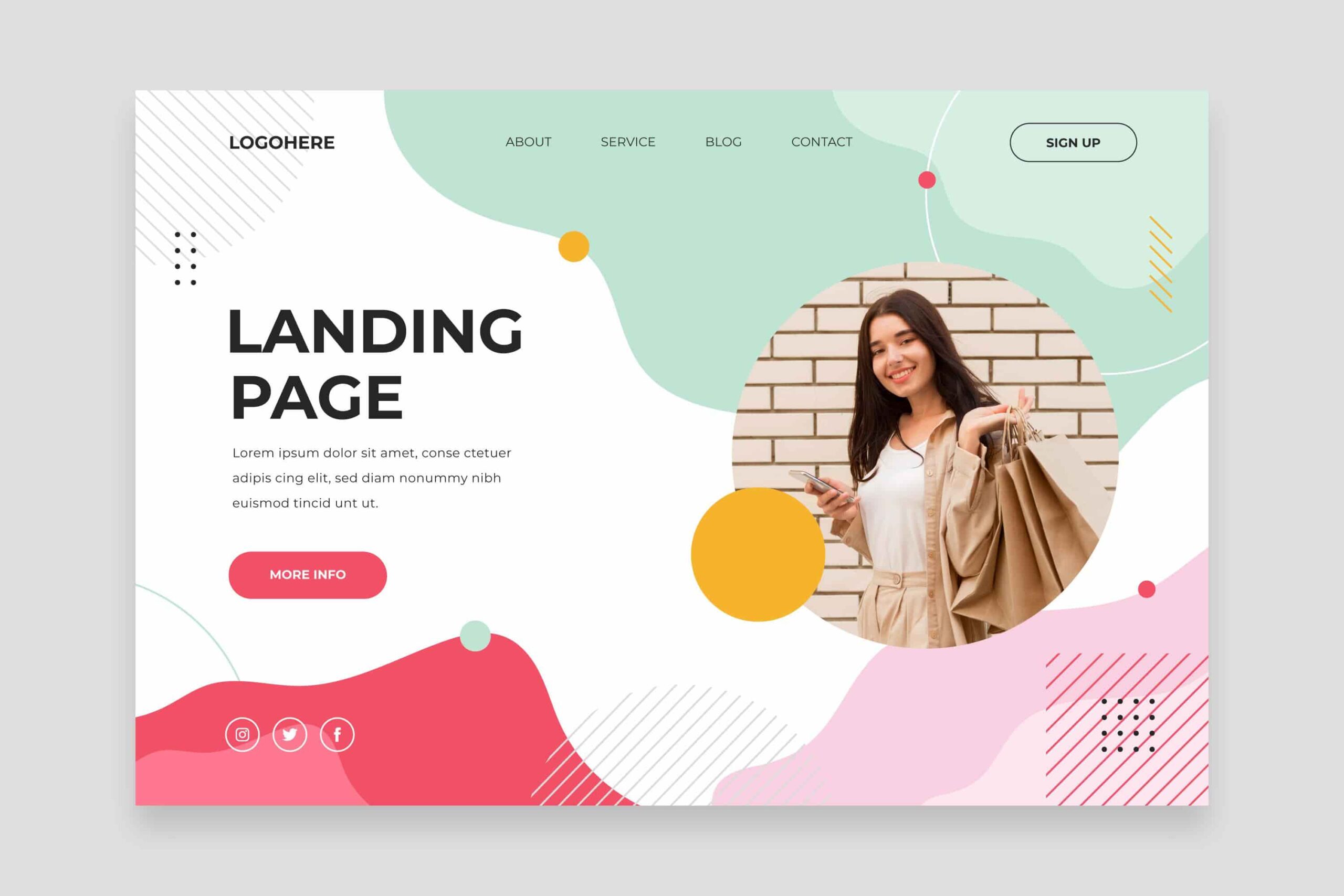 diseño de landing page